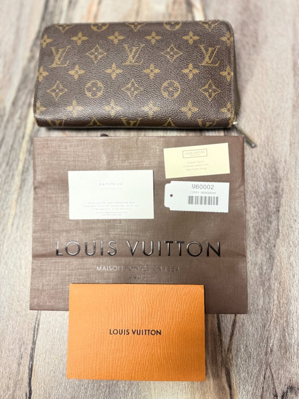 Louis Vuitton Vintage Zippy Organizer Large Wallet